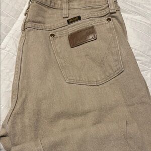 Wrangler Beige Denim Pants